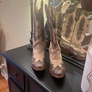 Leather Cowgirl Boots